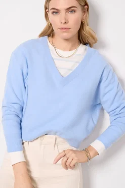 Sweaters<AMERICAN VINTAGE Raxow V-Neck Sweater Atmosphere