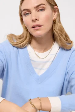 Sweaters<AMERICAN VINTAGE Raxow V-Neck Sweater Atmosphere