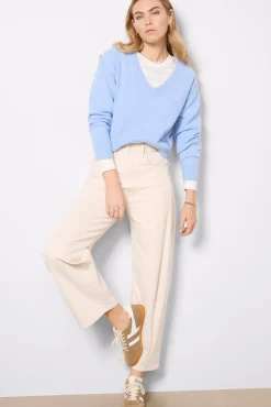 Sweaters<AMERICAN VINTAGE Raxow V-Neck Sweater Atmosphere