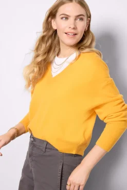 Sweaters<AMERICAN VINTAGE Raxow V-Neck Sweater Nectarine