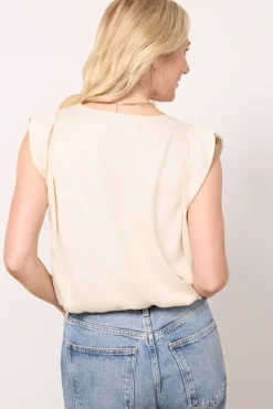 Tops & Tees<LNA Rayden Tank Bone