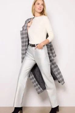Tops & Tees<EVEREVE Rebecca Rib Boatneck Top Cream