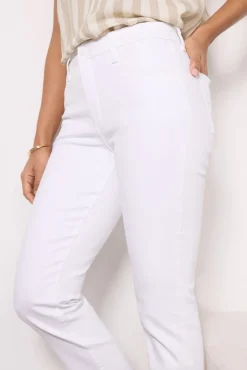 Jeans<KUT FROM THE KLOTH Reese Ankle Straight Opticwhite