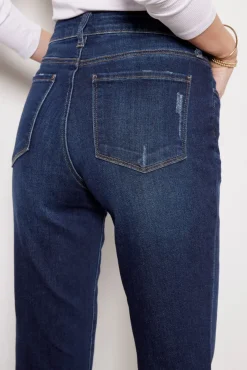 Jeans<KUT FROM THE KLOTH Reese High Rise Fab Ab Ankle Straight Enchantment