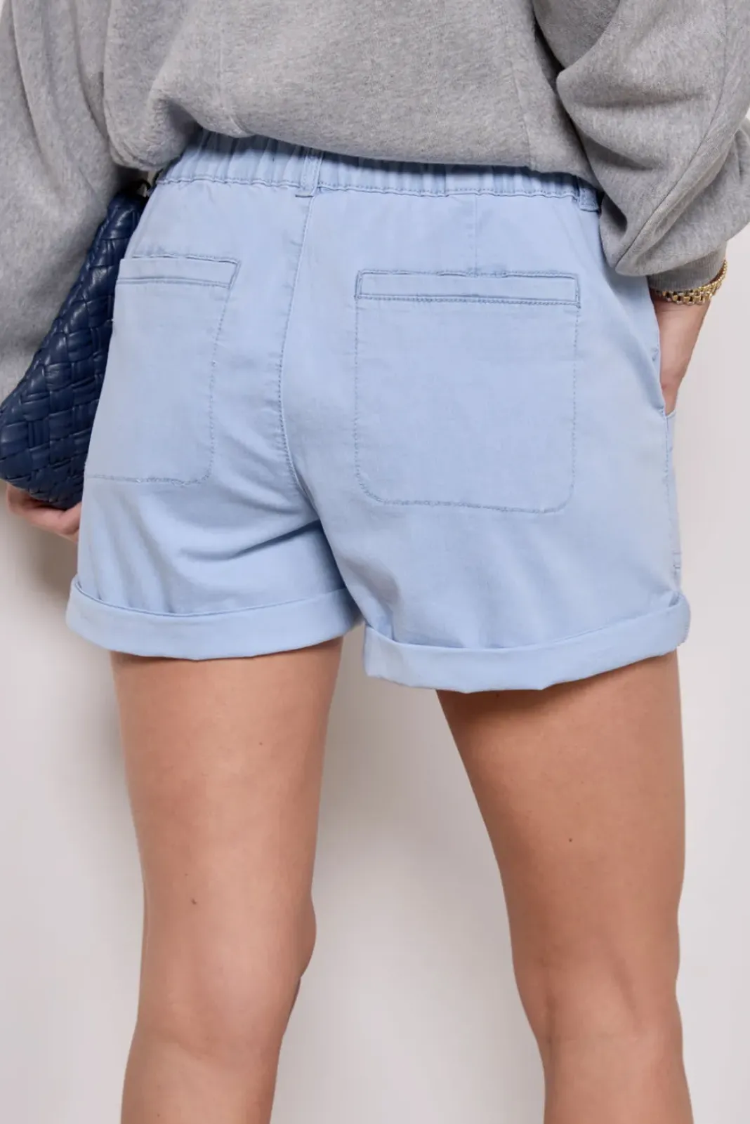 Shorts & Cutoffs<SANCTUARY Renegade Short in Hybrid Twill Ultrapale