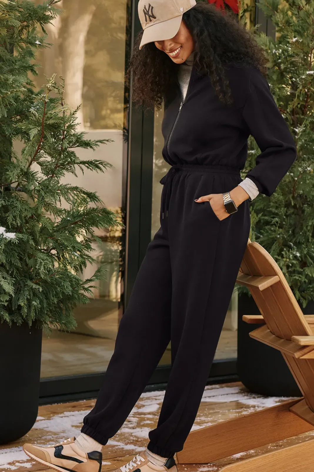 Jumpsuits & Rompers<EVEREVE Renn Jumpsuit Black