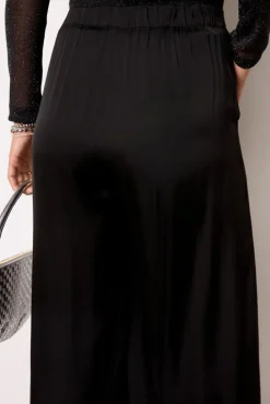 Pants & Leggings<VELVET Rhetta Satin Pant Black