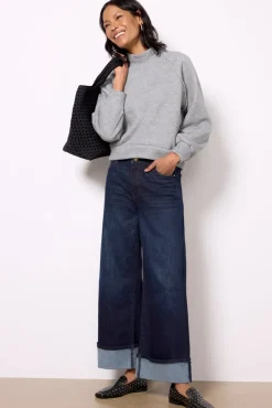 Sweatshirts<LNA Rhodes Fleece Pullover Heathergrey