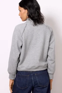 Sweatshirts<LNA Rhodes Fleece Pullover Heathergrey