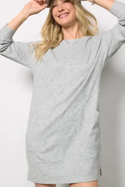 Dresses<EVEREVE Rhodes Sweatshirt Dress Heathergrey