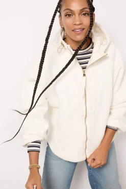 Blazers & Jackets<VARLEY Richfield Quilted Fleece Combo Egret