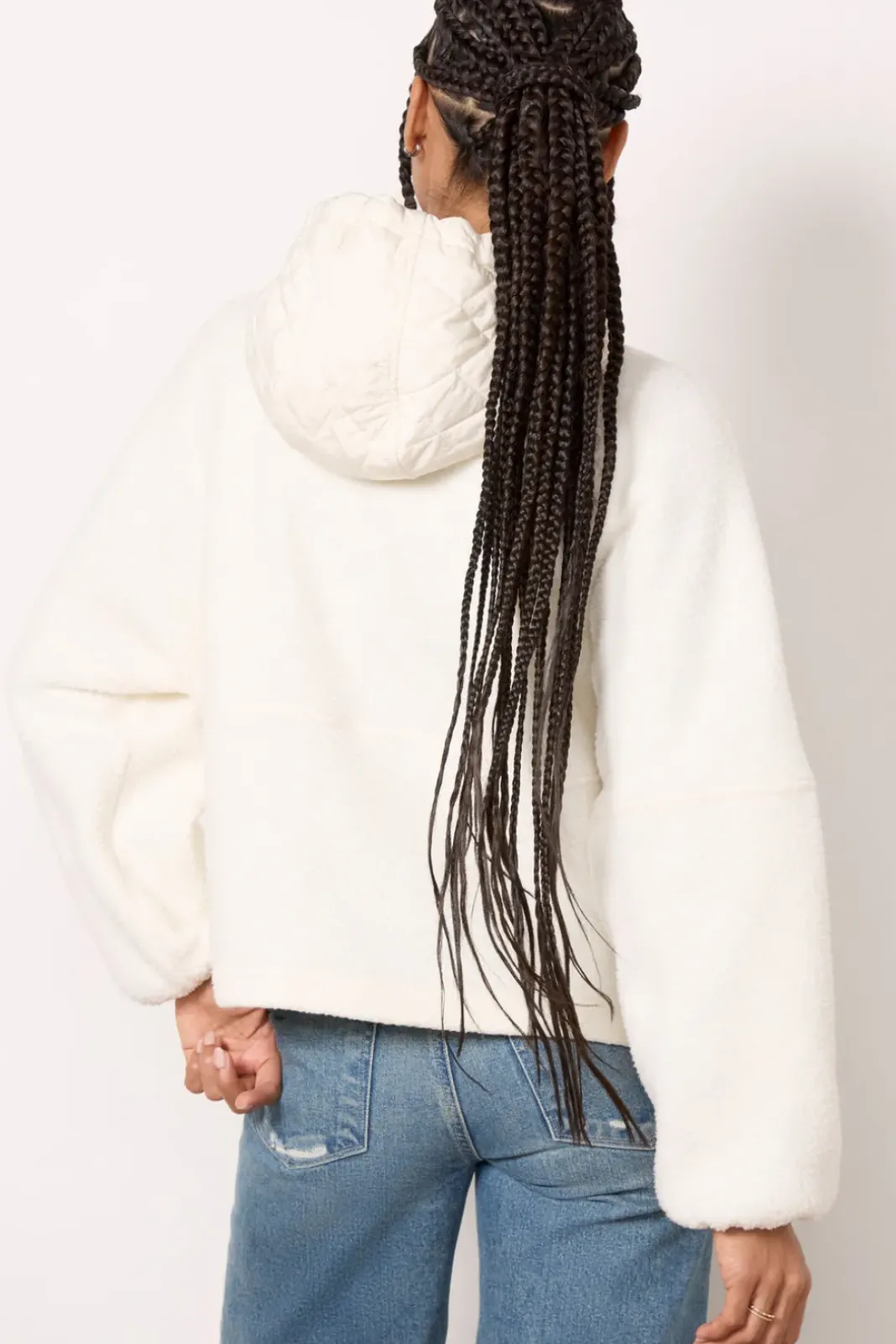 Blazers & Jackets<VARLEY Richfield Quilted Fleece Combo Egret