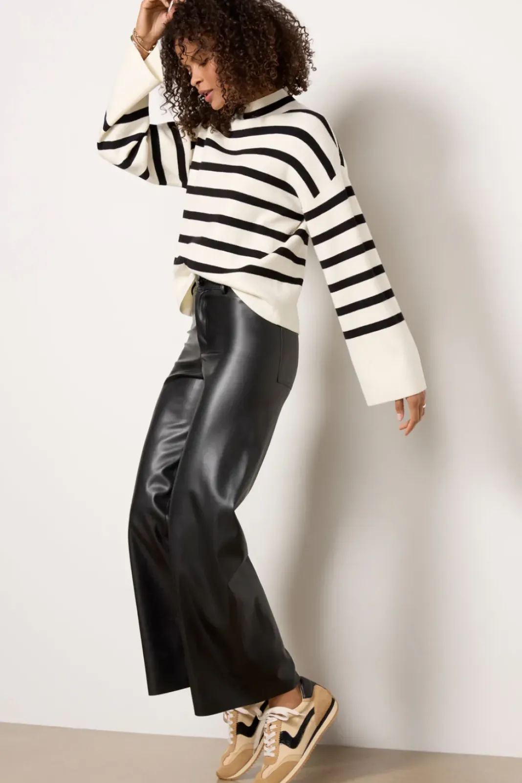 Pants & Leggings<Z SUPPLY RILYNN FAUX LEATHER PANT Black