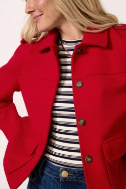 Blazers & Jackets<EVEREVE Rivi Two Pocket Coat Red