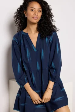 Dresses<VELVET Rome Dress Navy