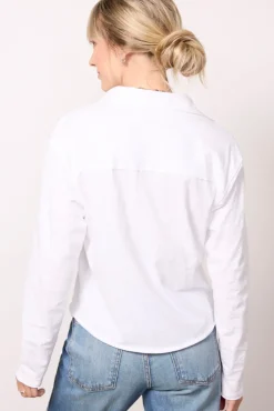 Tops & Tees<EVEREVE Romy Relaxed Polo Top White