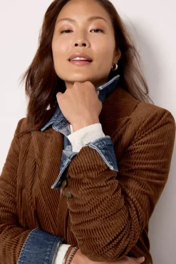 Blazers & Jackets<EVEREVE Ronnie Corduroy Blazer Brown