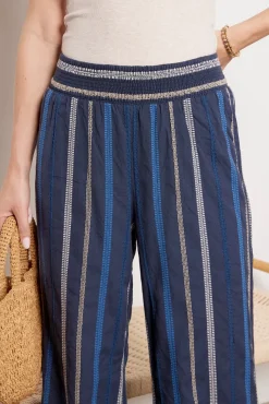 Pants & Leggings<MICHAEL STARS Rosa Striped Pant Bluestripe