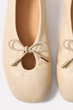 Shoes<ALOHAS Rosalind Leather Ballet Flats Cream