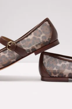 Shoes<DOLCE VITA Roslyn Mesh Mary Jane Leopard