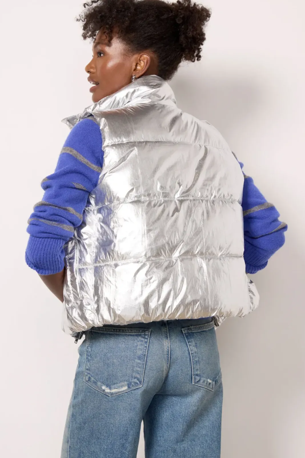 Blazers & Jackets<EVEREVE Rowan Puffer Vest Silvermetallic