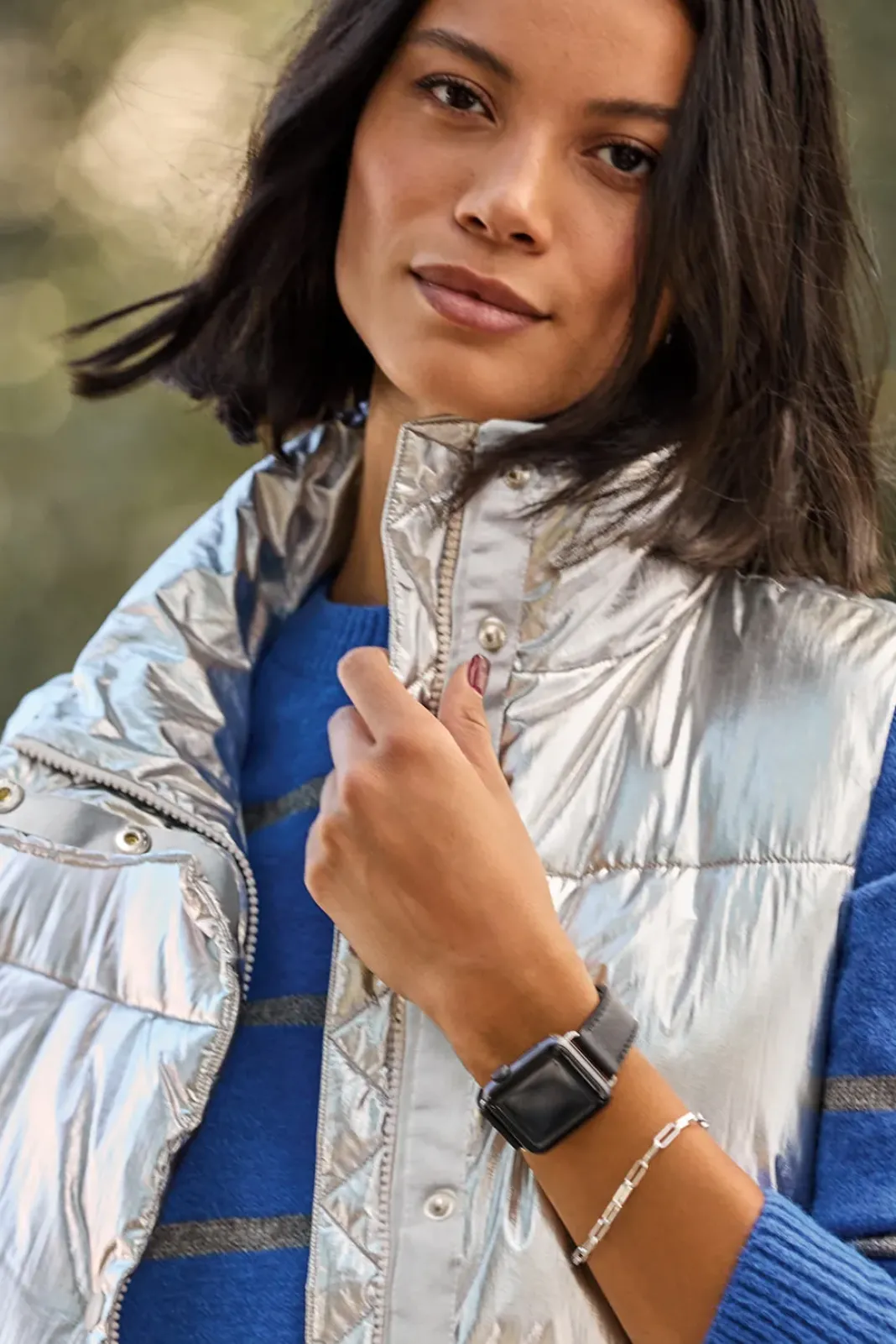 Blazers & Jackets<EVEREVE Rowan Puffer Vest Silvermetallic