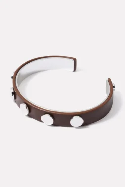 Jewelry<EVEREVE Roxy Studded Cuff Bracelet Brown/Silver