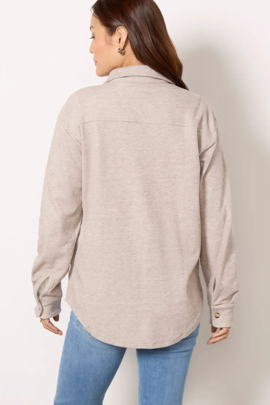 Tops & Tees<EVEREVE Ruby Brushed Button Down Tan