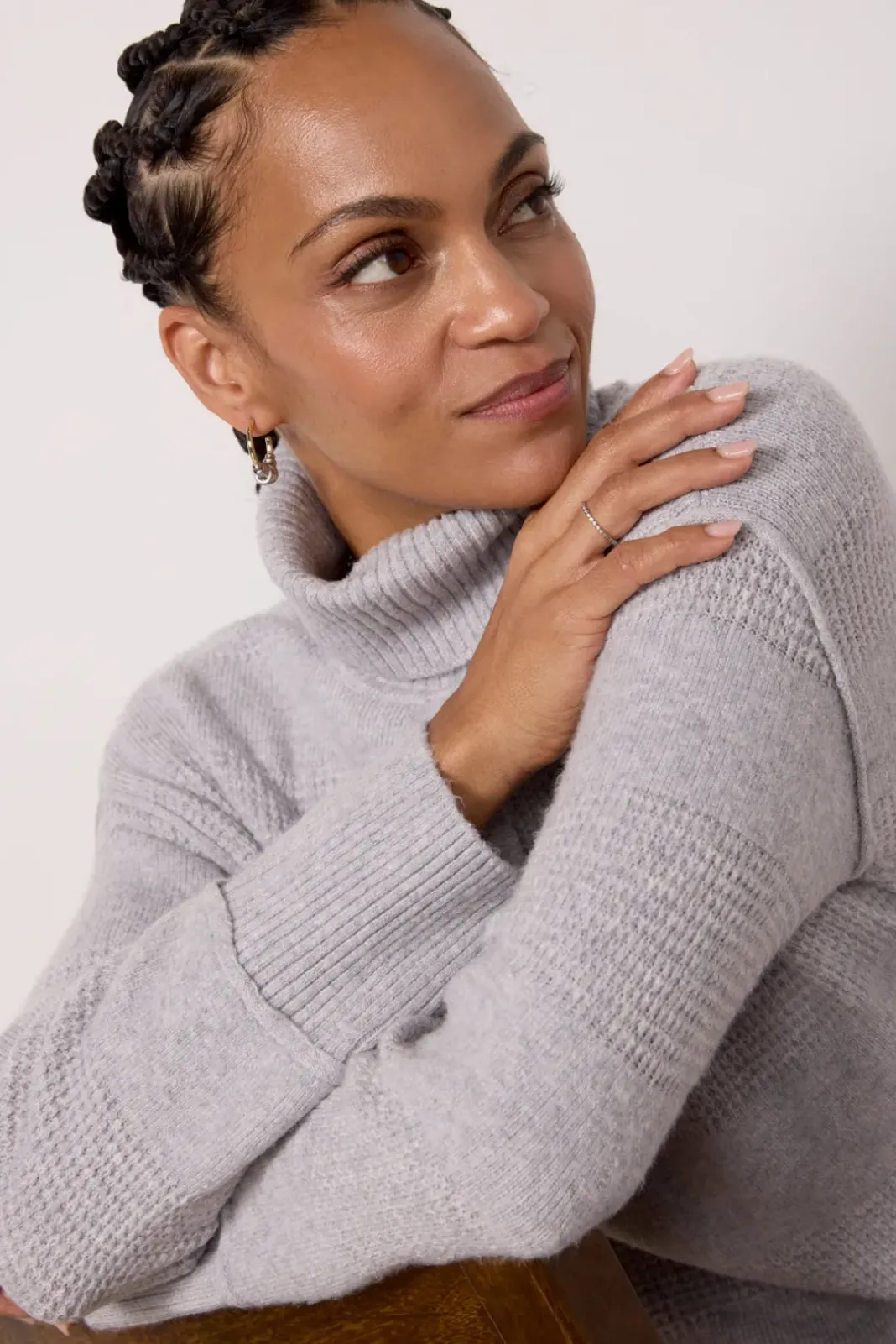 Sweaters<EVEREVE Ruth Pullover Heathergrey