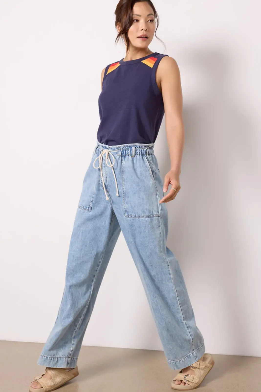 Jeans<RAILS Ryan Drawstring Jean Lightwash