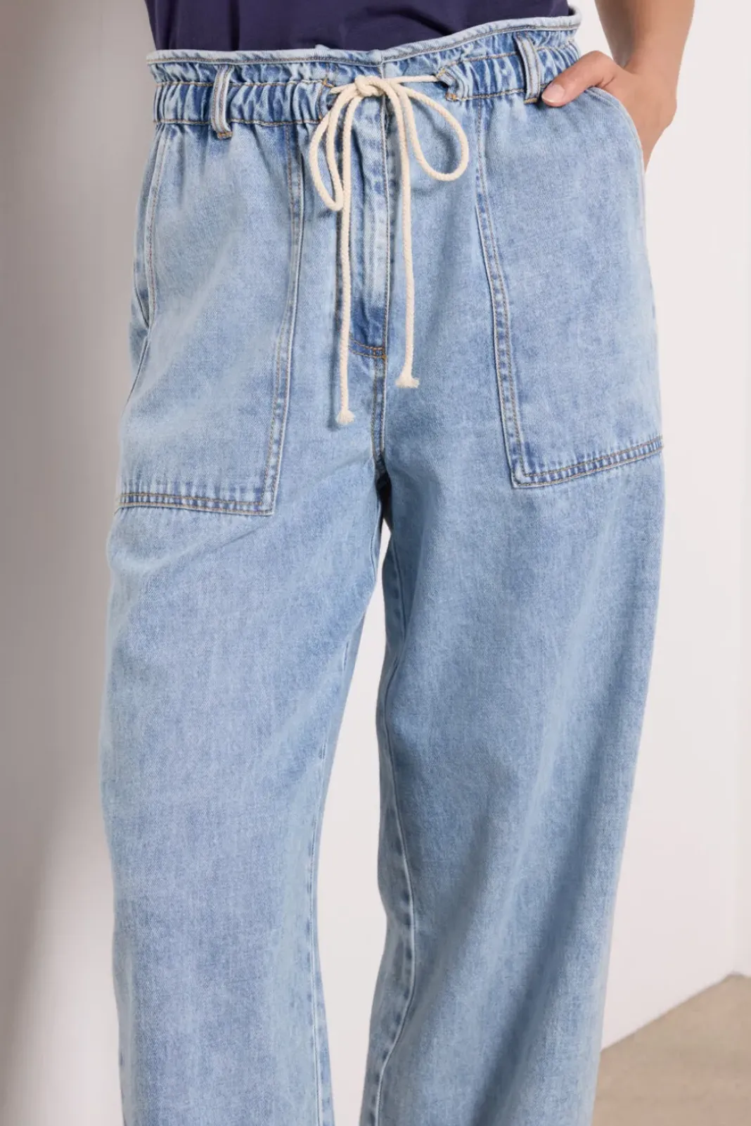 Jeans<RAILS Ryan Drawstring Jean Lightwash