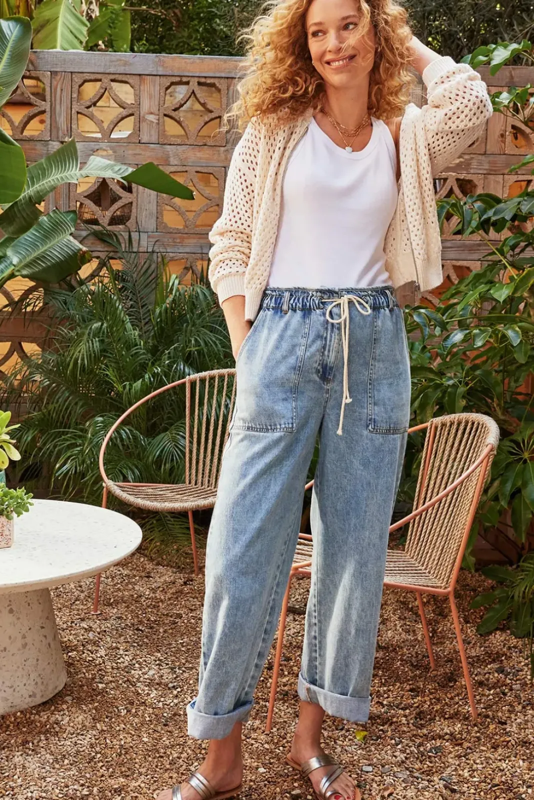 Jeans<RAILS Ryan Drawstring Jean Lightwash