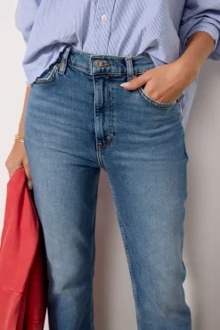 Jeans<RE/DONE 70s Crop Boot Mid70S