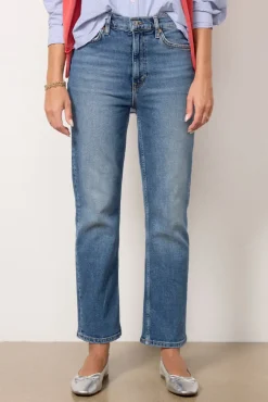 Jeans<RE/DONE 70s Crop Boot Mid70S