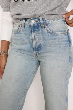 Jeans<RE/DONE 90s High Rise Loose Ojaiindigo