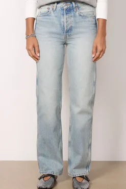 Jeans<RE/DONE 90s High Rise Loose Ojaiindigo