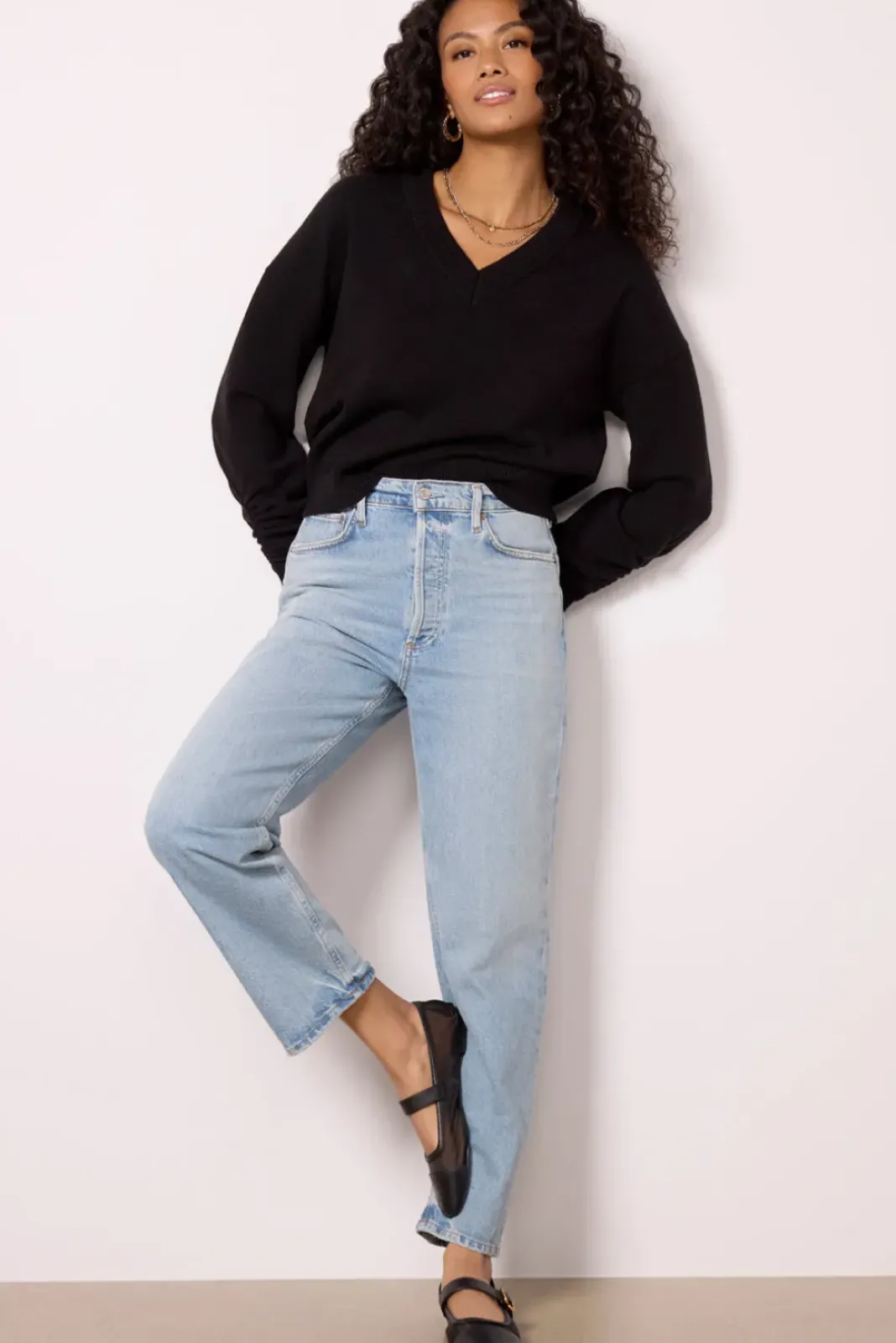 Jeans<AGOLDE 90s Pinch Crop Ripple