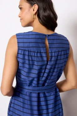 Dresses<EVEREVE Sadie Dress Cobalt/Navystripe