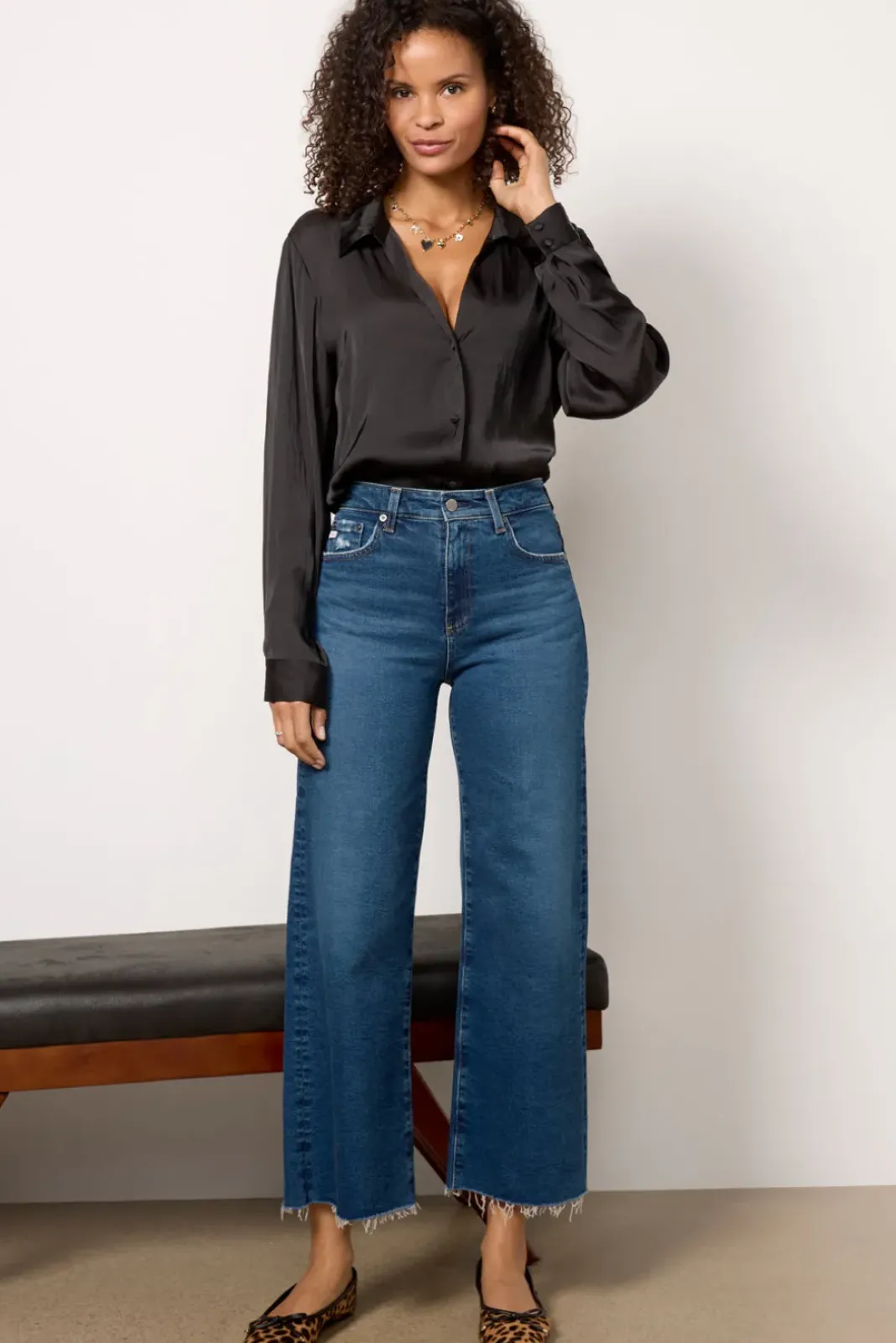 Jeans<AG Saige Wide Leg 9Yrselmhurst