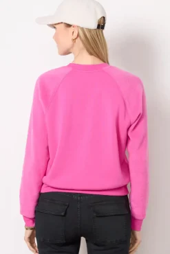 Sweatshirts<Z SUPPLY Saldana Reverse Fleece Sweatshirt Pink