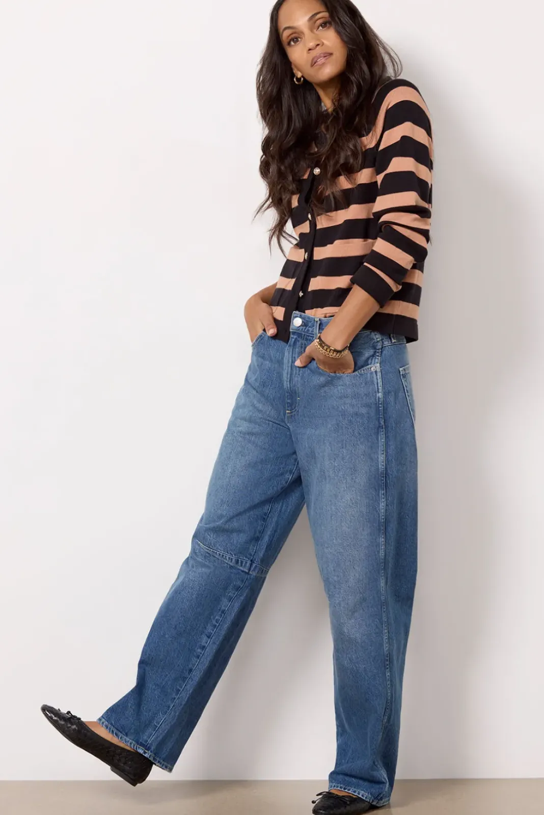 Jeans<AMO Sandra Baggy Emotion