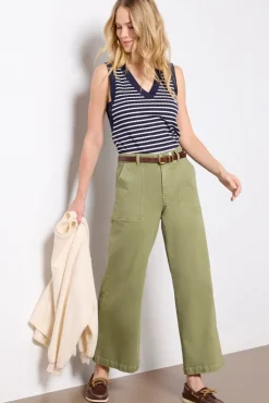 Tops & Tees<EVEREVE Sarina V Neck Tank Navystripe