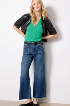 Tops & Tees<EVEREVE Sarina V Neck Tank Green