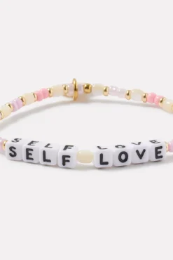 Jewelry<LITTLE WORDS PROJECT Self Love Bracelet Pink/Lav