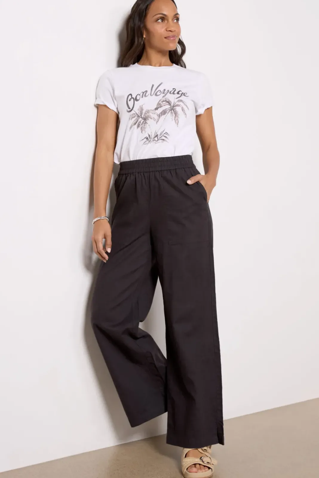 Pants & Leggings<MICHAEL STARS Shae Linen Pant Washedblack