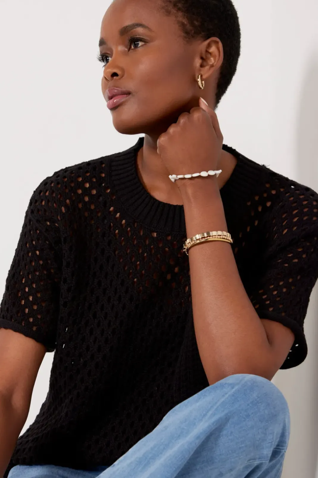 Sweaters<EVEREVE Shay Pullover Black