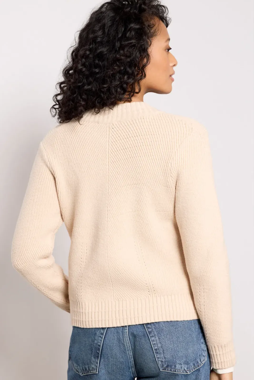 Sweaters<EVEREVE Shayla Bomber Cardigan Dune