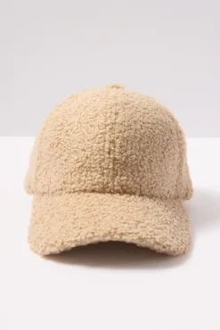 Hats<EVEREVE Sherpa Baseball Hat Tan