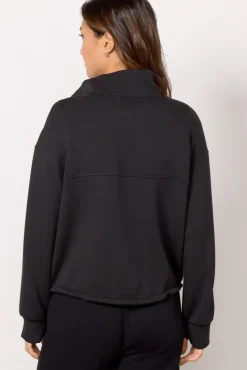 Sweatshirts<VARLEY Sian Half Zip Midlayer Black