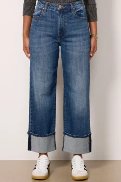 Jeans<KUT FROM THE KLOTH Sienna Wide Cuff Unspeakable
